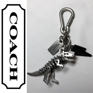 Coach T-Rex Dinosaur Keychain